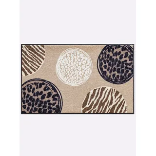 Fußmatte HEINE HOME Gr. 4, grau (taupe, braun), B:50cm H:7mm L:100cm, Kunstfaser, Polyamid, Teppiche, Fußmatte