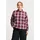 Flanellbluse check Merlot XS