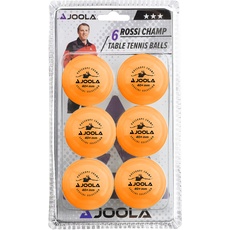 JOOLA 44301 Unisex – Erwachsene Rossi Champ 40+ Tischtennisbälle, orange, one Size