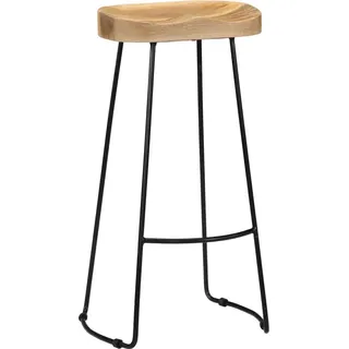 vidaXL Gavin Barhocker 2 Stk. Massivholz Mango - Braun