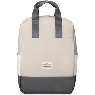 Johnny Urban Rucksack Damen Herren Beige Grau - Jona Medium - Sportlicher Laptop Tagesrucksack für Uni City Schule Sport - Cityrucksack Tasche mit Laptopfach - Wasserabweisend