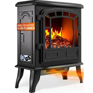 monzana Elektrokamin schwarz