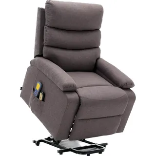 ASTAN HOGAR Ceci AH-AR10520MR, Relaxsessel mit Selbsthilfefunktion, elektrisches Liegen, Massage und Thermotherapie,