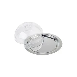 APS Tablett mit Deckel FINESSE silber rund Ø 22,5 cm, 1 St.