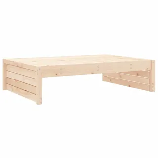 vidaXL Gartenhocker 120x80 cm Massivholz Kiefer - Braun
