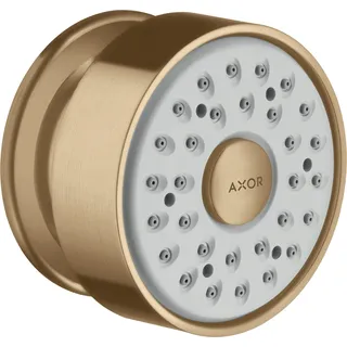 Hansgrohe Seitenbrause 1 jet Rosette rund, 28464140, Farbe: brushed bronze