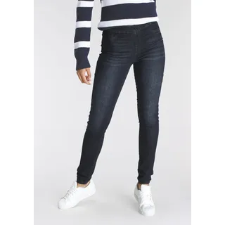 Arizona Jeansjeggings »mit leichtem Thermo Effekt« extra-eng geschnitten, hohe Leibhöhe, mit Coinpocket, blau