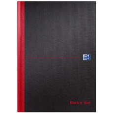 Black n Red Notizbuch liniert drei Spalten 90 g/m2 A4