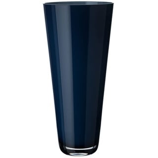 Villeroy und Boch Verso Große Vase Midnight Sky, 38 cm, Glas, Blau