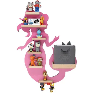 BOARTI Kinderregal Meerjungfrau 39 x 50 x 19 cm Holzwerkstoff pink