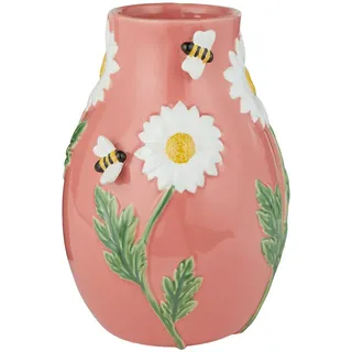 Butlers Vase Spring , Rot , Keramik , 33 cm , Dekoration, Vasen, Keramikvasen