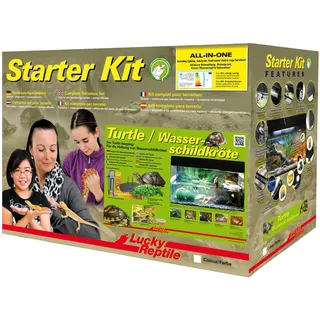 Lucky Reptile Starter Kit Wasserschildkröte, Farbe:Schwarz