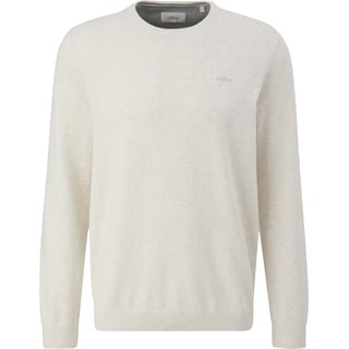 S.Oliver Herren, 2143173 Pullover, 03W0 Creme, L