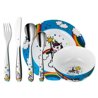 WMF Kindergeschirr-Set Einhorn, 6-teilig
