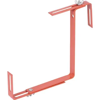 Aufhänger Strend Pro, Terrakotta, Metallhalter für Balkonkasten, Packung 2 Stk.
