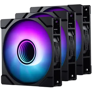 PHANTEKS M25 Gen2 Pwm D-rgb 120 mm Ventilator 3 Einheiten - Black
