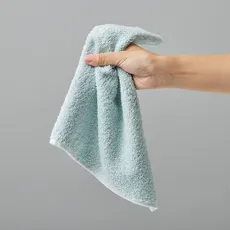 Amazon Basics Waschlappen aus Baumwolle, 30 cm x 30 cm, 24er-Pack, Eisblau