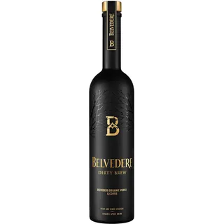Belvedere Dirty Brew, Organic Vodka & Coffee | Bio-Vodka mit Kaffeegeschmack | Servierfertig | Perfekt für Shots