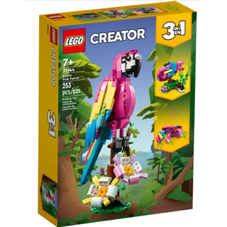 LEGO Creator 3in1 - Exotischer pinkfarbener Papagei 31144