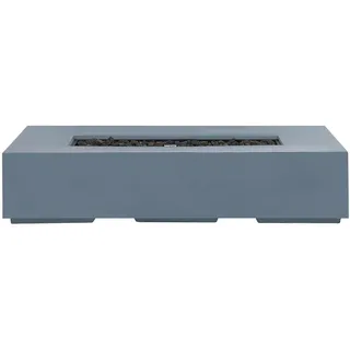 Beliani Feuerstelle grau