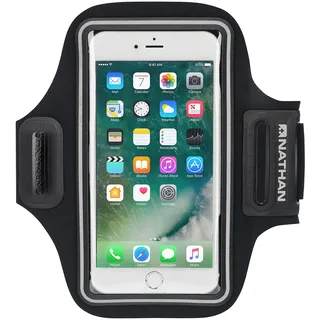 Nathan Stridesport Jogging-Zubeh?r Smartphone Laufarmband Schwarz