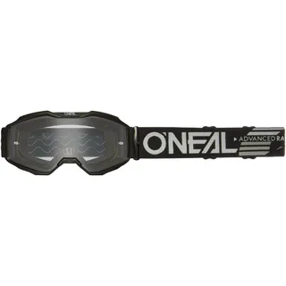 O'Neal B-10 Solid - Schwarz/Weiß Klar