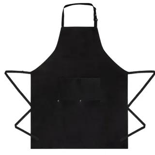 KOLZEMV Kochschürze Wasserdicht Schürze mit 2 Taschen Verstellbare Grillschürze, kochschürze, schürze, kochschürze herren mit langen Bändern Küchenschürze für Männer Damen Küche Restaurant Café