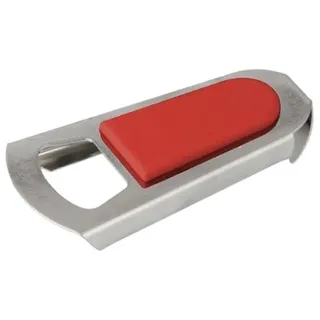 FACKELMANN 49975 Flaschenöffner und Verschluss, vernickelt, farblich sortiert, 1 Stück, Style-10