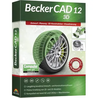 Markt + Technik Markt & Technik 80861 BeckerCAD 12 3D Vollversion, 1 Lizenz Windows CAD-Software