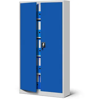 Jan Nowak Jan Aktenschrank 185 x 90 x 40 cm blau