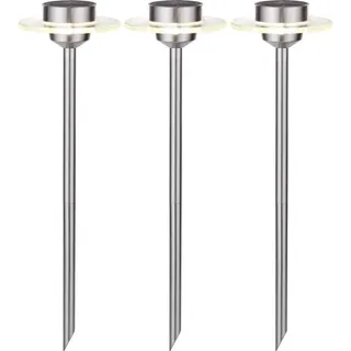 Paulmann LED Solarspieß Ufo warmweiß/klar 3er Set