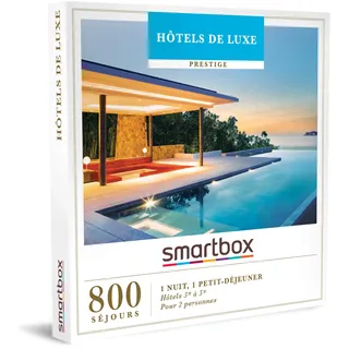 Smartbox - Luxus-Hotel-Geschenkbox - Geschenkidee - Eine Nacht mit Frühstück in einem renommierten Hotel für 2 Personen (französische Version)