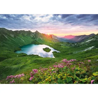 Ravensburger Puzzle Allgäu Bergsee 1000 Teile Deutschland Landschaft