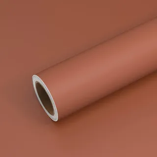 VEELIKE Tapete Verbranntes Orange Vintage Klebefolie Orange Boho Möbelfolie Selbstklebend Folie Wasserfest Küchentapete Vinyl Schrankaufkleber Schlafzimmer Badezimmer Deko Wohnzimmer 40cm×300cm