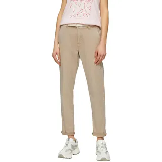 s.Oliver Chino mit geflochtenem Gürtel und Garment Dye Braun 42