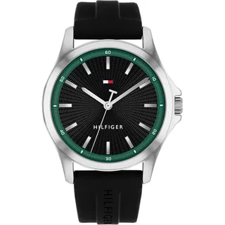 Tommy Hilfiger Bruce Analog Silikon/Edelstahl 42,0 mm 1791393