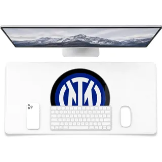 Licensed Décor FC Internazionale Milano – Vinyl-Schreibtischunterlage – Wappen auf weiß – 35 x 60 cm