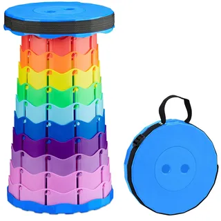 Relaxdays Campinghocker Multicolor