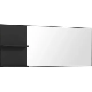 Forte Garderobenspiegel Quayle 150 x 60 cm Schwarz