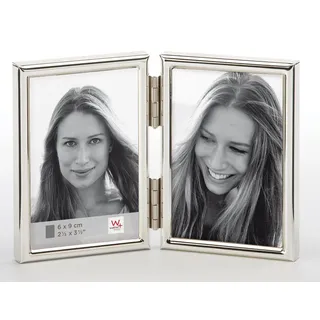 walther + design Chloe Portraitrahmen silber 6x9 cm 2er Set