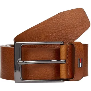 Tommy Hilfiger Herren Gürtel Layton 3,5 cm Ledergürtel, Braun (Cognac), 110 cm
