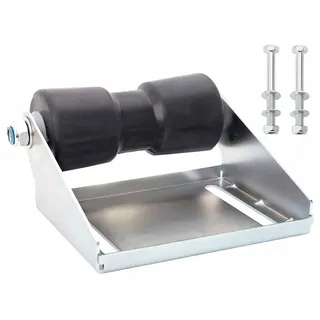 vidaXL Bootstrailerroller mit Halterung 20,3 cm Verzinkter Stahl - Silber