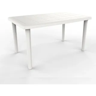 Resol Olot Gartentisch 140 x 90 x 14,5 cm Weiß