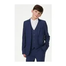 Boys M&S Collection Mini Me Suit Jacket (2-16 Yrs) - Indigo, Indigo - 15-16 Years