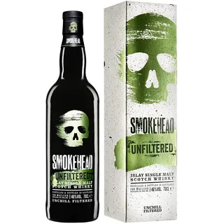 Smokehead UNFILTERED Islay Single Malt Scotch Whisky 46% Vol. 0,7l in Geschenkbox