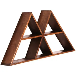 Möbilia Wandregal 70 x 35 x 10 cm Braun