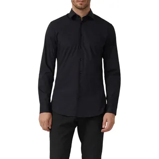 s.Oliver Herren Hemd – Tailored Fit, Langarm, Kentkragen