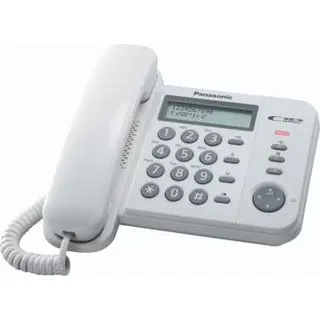 Panasonic KX-TS560EX1W, 50 Eintragungen, LCD, AA, 588g, 190 x 95 x 196 mm - Weiß