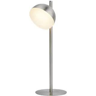 Tischleuchte Tischlampe LED in Silber 3000 K 240 lm 35 cm hoch klein Wohnzimmer