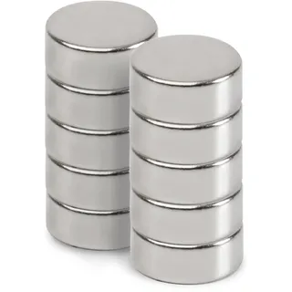 Maul Hakenmagnet silber 5 kg Tragkraft Stahl Ferrit rund